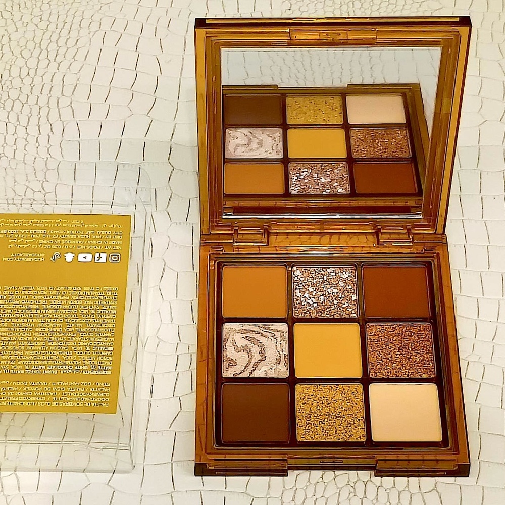 Brand New Huda Beauty Toffee Brown Obsessions Eyeshadow Palette (NIB) - Picture 4 of 6